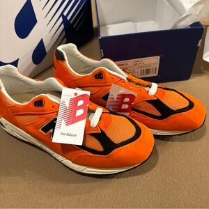 Size 8- New Balance Teddy Santis x 990v2 Made in USA Marigold